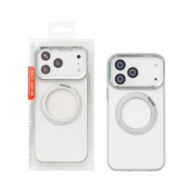 Metal Clear Magsafe Stand Silver - iPhone 17 Pro