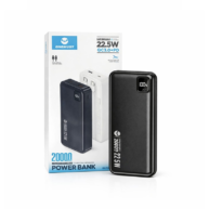 ONEMUST 2in1 Digital Display 20,000 Mah w/Type-C & Lighting Black - OM-P04