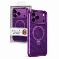 Carbon Fiber Rotation Stand Purple - iPhone 17 Pro / 18 Pro