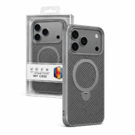Carbon Fiber Rotation Stand Gray - iPhone 17 Pro / 18 Pro