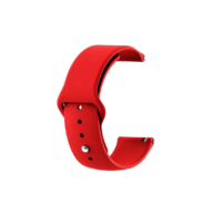 Silicone Band- Red 22mm
