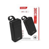 Kaku 30000mAh High Capacity Power Bank – Multi-Port Portable Fast Charger Black