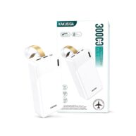Kaku 30000mAh High Capacity Power Bank – Multi-Port Portable Fast Charger White