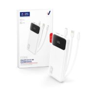ZUZG 10000mAh Fast Power Bank with Built in Type C and Lightning Cables