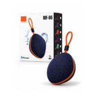Ultra Portable Wireless Bluetooth Speaker with Rugged Fabric Mesh and Splashproof Outdoor Audio Blue
