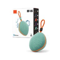 Ultra Portable Wireless Bluetooth Speaker with Rugged Fabric Mesh and Splashproof Outdoor Audio Teal