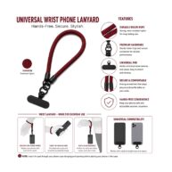 Wrist Lanyard LY04 - Maroon