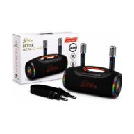 SING-E 480W Portable Wireless Karaoke Speaker System with Dual Microphones & RGB Lights