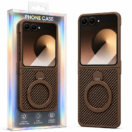 Carbon Fiber Rotation Stand Brown - Galaxy Z Flip 8