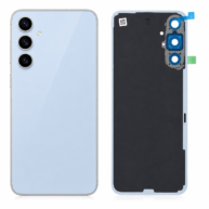 Replacement Back Cover Glass W/Camera Lens S24 Fe- Iceblue