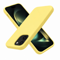 Liquid Silicone Case Yellow - iPhone 17 Pro