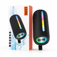 Wireless Portable Speaker With RGB Light - Black