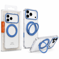 Metal Clear Magsafe Stand Mist Blue - iPhone 17Pro / 18 Pro
