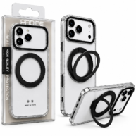 Metal Clear Magsafe Stand Black - iPhone 17 Pro / 18 Pro