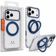 Metal Clear Magsafe Stand Navy - iPhone 17 Pro / 18 Pro