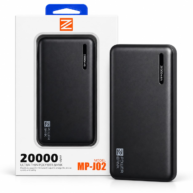 ZUZG Power Bank 20,000 Mah Black - J02