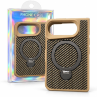 Carbon Fiber Rotation Stand Brown - iPhone Duo