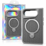 Carbon Fiber Rotation Stand Gray - iPhone Duo