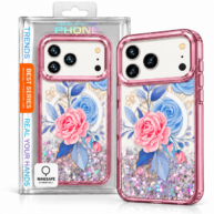 Floral Glitter MagSafe Pink - iPhone 17 Pro