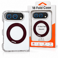 Metal Clear Magsafe Stand Burgundy - iPhone Duo