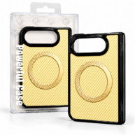 Carbon Fiber Magsafe Yellow - iPhone Duo