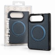 Carbon Fiber Magsafe Navy - iPhone Duo