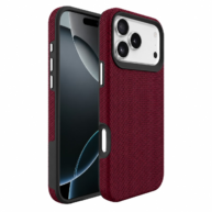 Dotted Armour Case Burgundy - iPhone 17 Pro / 18 Pro