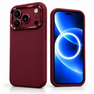 Metal Silicone Magsafe Burgundy - iPhone 17 Pro / 18 Pro